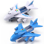 Music Story Simulation Track Inertia Children's Toy Aircraft