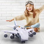 Music Story Simulation Track Inertia Children's Toy Aircraft