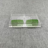 Vintage Rimless Square C Wire Sunglasses Men