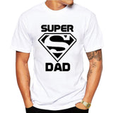 Super dad T Shirts Men Tops Casual Mode
