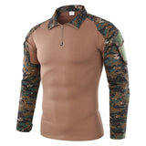 Tactical Military Shirt Men Long Sleeve Solider Army Shirts
