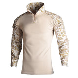 Tactical Military Shirt Men Long Sleeve Solider Army Shirts
