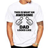 Super dad T Shirts Men Tops Casual Mode
