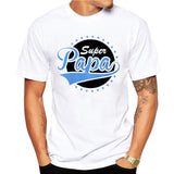 Super dad T Shirts Men Tops Casual Mode