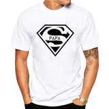 Super dad T Shirts Men Tops Casual Mode