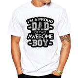 Super dad T Shirts Men Tops Casual Mode