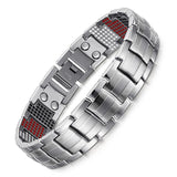 RainSo Male Bracelet 2019 Popular Fashion Dropshipping Bracelets & Bangles Charm Germanium Magnetic H Power Titanium Bracelet
