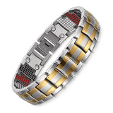 RainSo Male Bracelet 2019 Popular Fashion Dropshipping Bracelets & Bangles Charm Germanium Magnetic H Power Titanium Bracelet