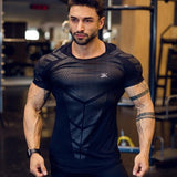 Quick dry T-shirt Men Running Sport Skinny