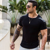 Quick dry T-shirt Men Running Sport Skinny