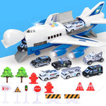 Music Story Simulation Track Inertia Children's Toy Aircraft