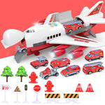 Music Story Simulation Track Inertia Children's Toy Aircraft