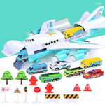 Music Story Simulation Track Inertia Children's Toy Aircraft