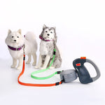 Dual Pet Retractable Walking Leash