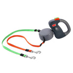 Dual Pet Retractable Walking Leash