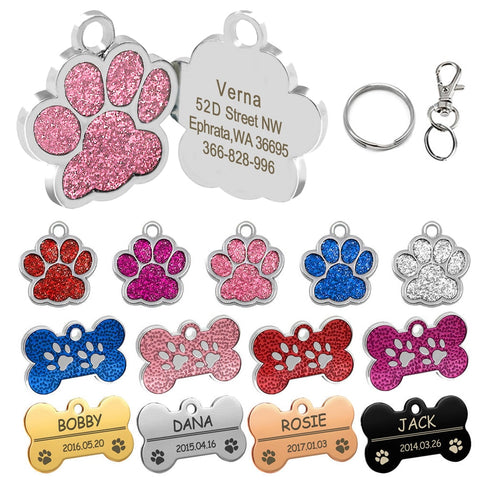 Dog Tags  Cat/ Puppy Pet ID Name